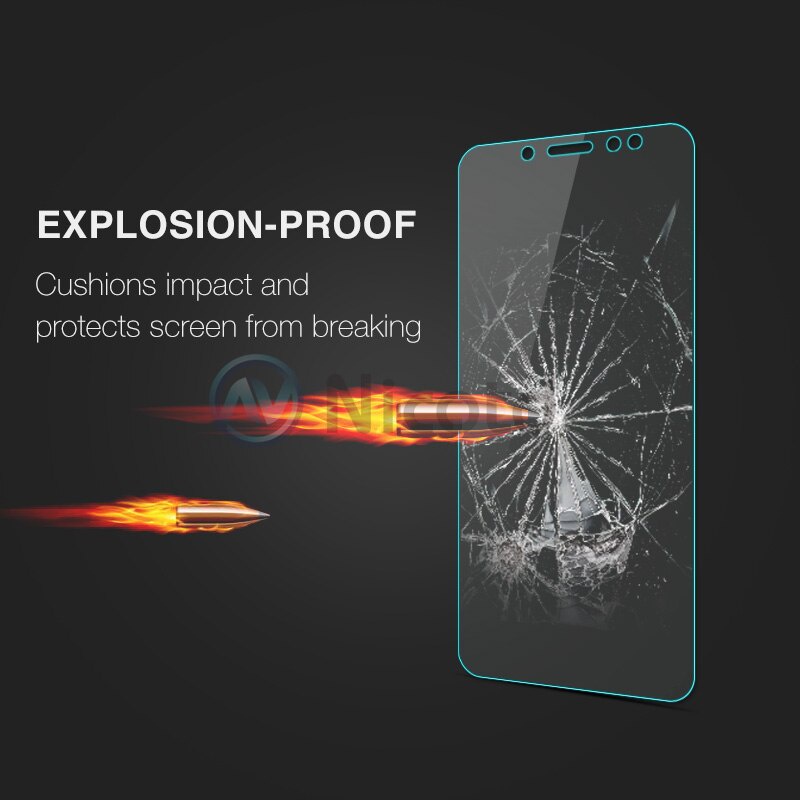 Nicotd 2.5D 9H Premium Tempered Glass For Xiaomi Redmi Note 5 Screen Protector Toughened protective film For Redmi Note 5 5.99"