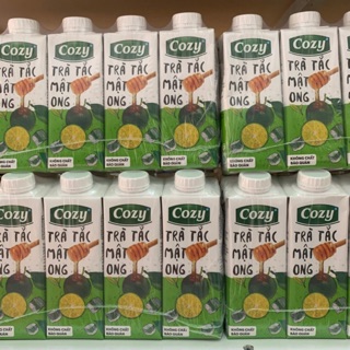 Trà Tắc mật ong/ Trà Vải /Trà đào sả COZY ( lốc 4 hộp)