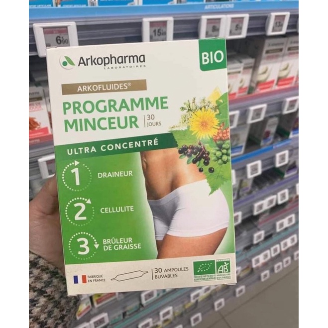 Detox Arkopharm giảm cân 3 giai đoạn