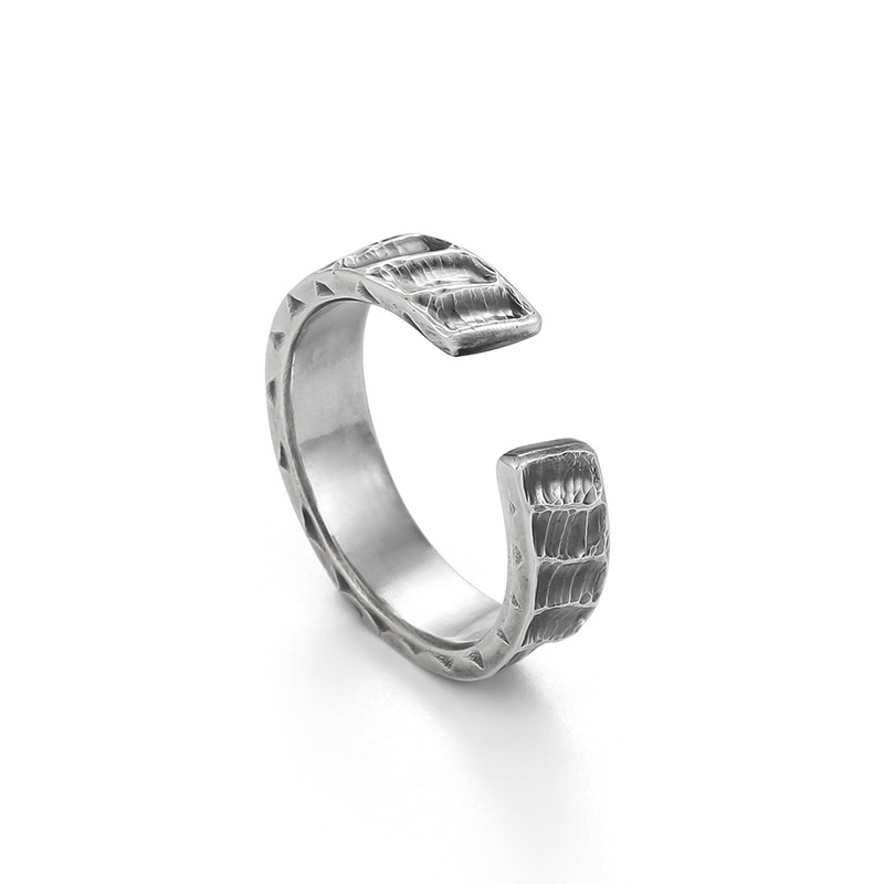 Nhẫn Hở Mạ Bạc Phong Cách Vintage Thời Trang Cho Nam Nữ