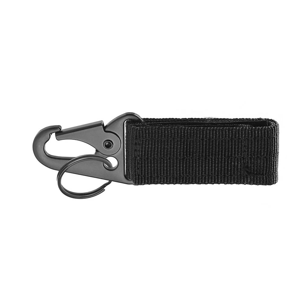 [double]Multifunctional Hanging Buckle Detachable Nylon Webbing Belt Carabiner Keychain Camping Gadget Buckles