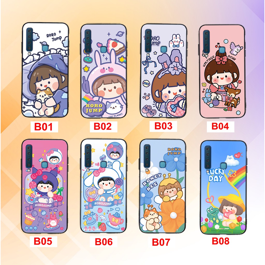 ỐP LƯNG SAMSUNG A7 2018-SAMSUNG A9 2018 IN HÌNH CÔ BÉ ĐÁNG YÊU