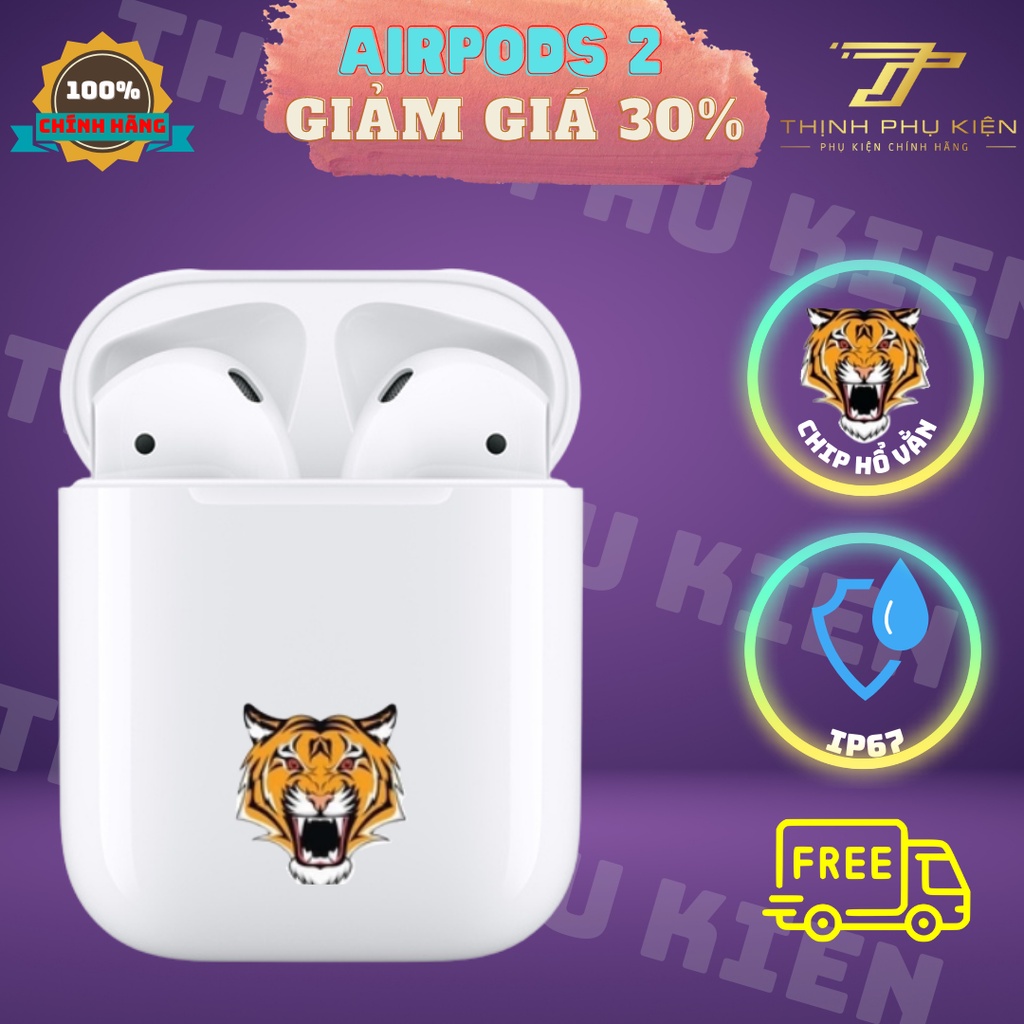 Tai Nghe Bluetooth Tw-2 Airpos2 Hổ Vằn Chính Hãng Louda 1562m Full Chức Năng Sạc Không Dây Đổi Tên Định Vị Có Micro