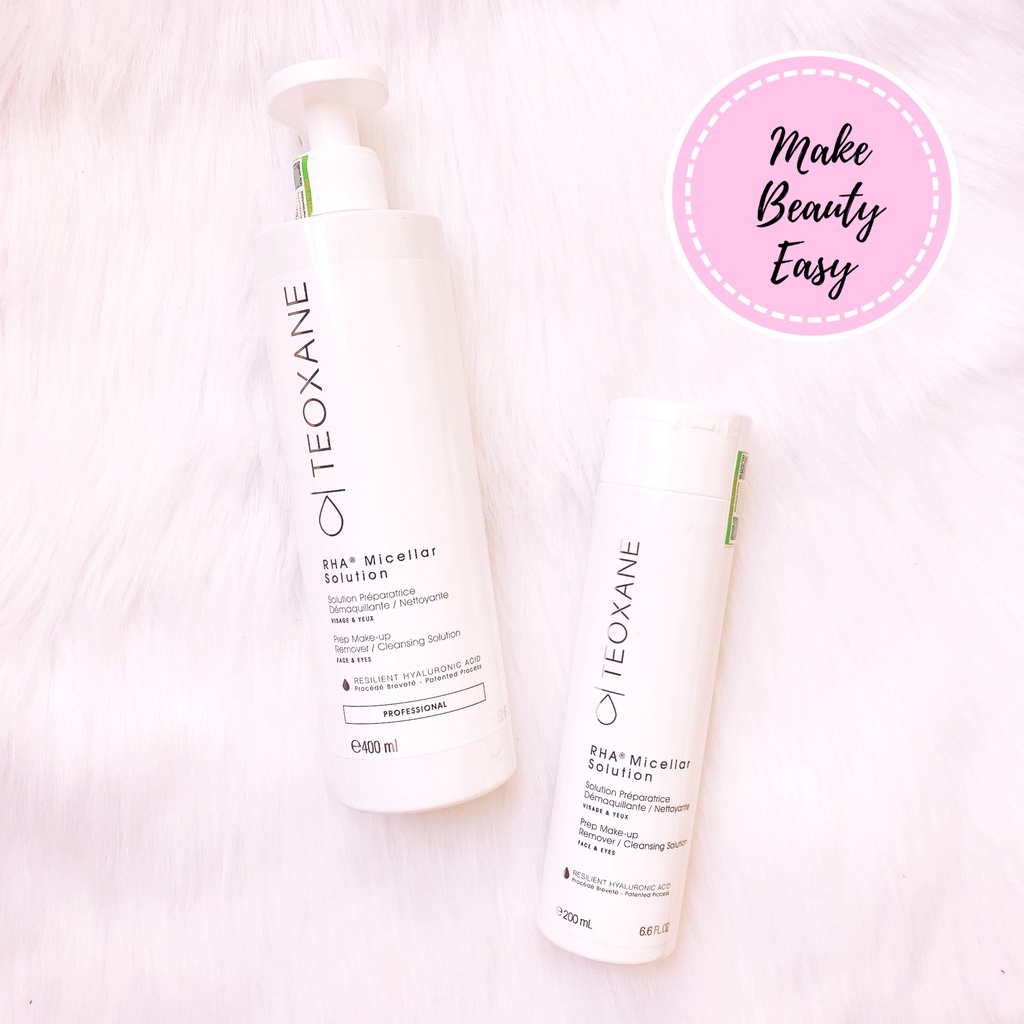 Sữa rửa mặt chuyên biệt 3 trong 1 Teoxane RHA Micellar Solution 200ML, 400ML