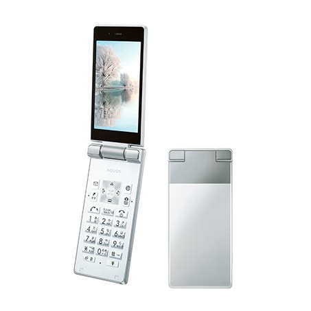 điện thoại nắp gập Sharp 501SH 4G Zalo, Facebook