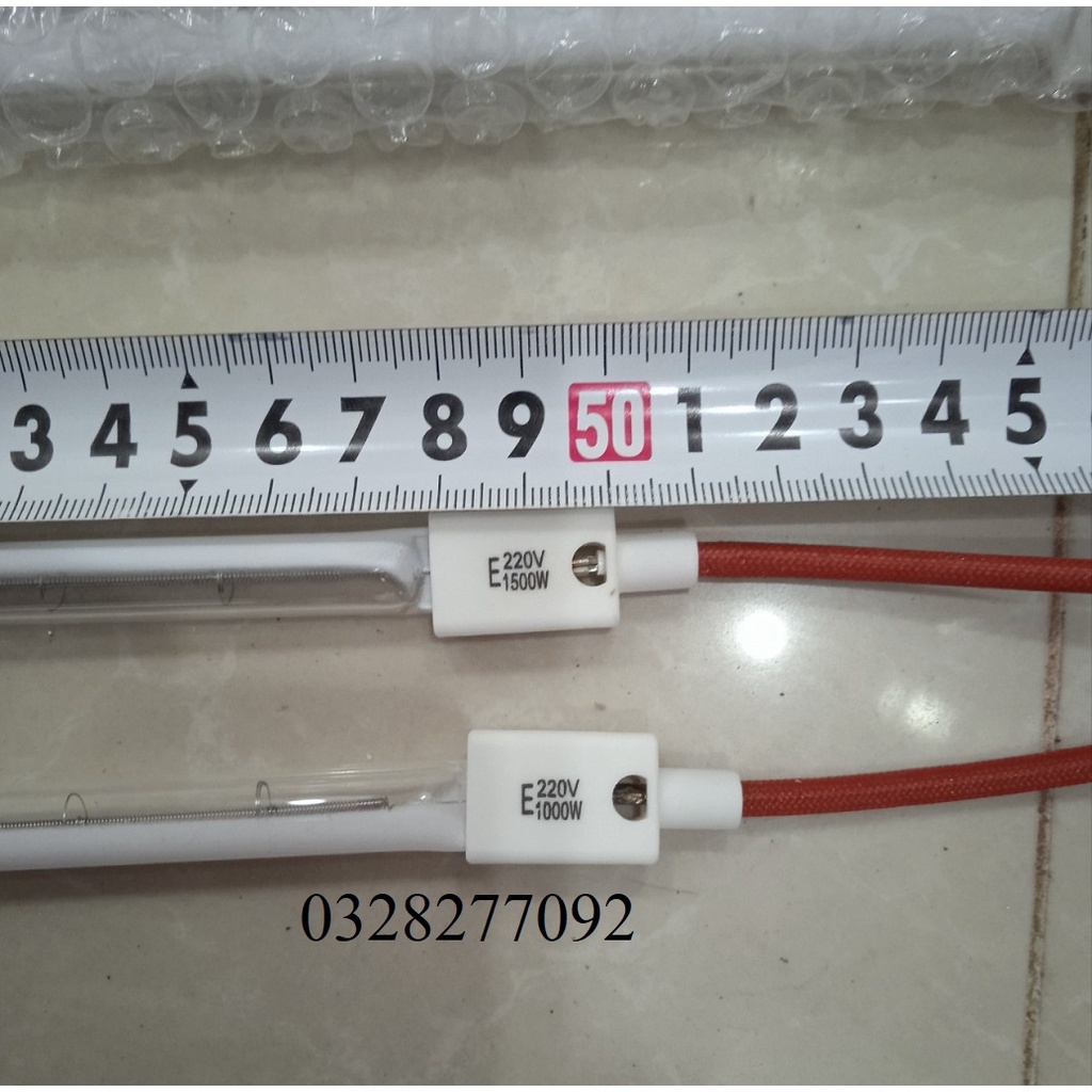 Đèn Sấy hồng ngoại dài 52cm dây thẳng 2 đầu