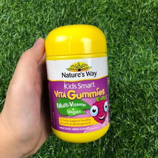 Kẹo bổ sung Vitamin tổng hợp và Rau Củ Quả Natures Way Vita Gummies Multivitamin & Vegies - 60 viên