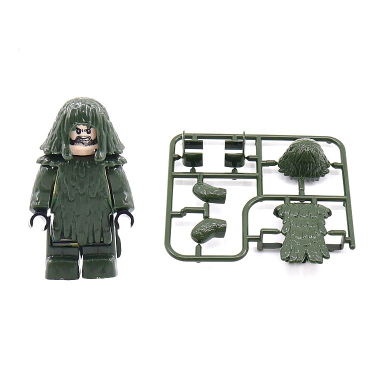 Bộ Quần Áo Ngụy Trang Dành Cho Lính Bắn Tỉa NO.458 - Phụ Kiện MOC Army