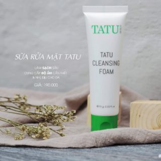 SỮA RỬA MẶT TATU (DATE 2027)
