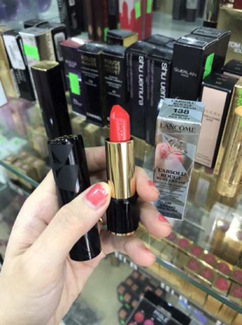 Son Lancome L'Absolu Rouge Ruby Cream Long-Lasting Lipstick màu 131 màu 138