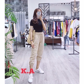 Quần kaki chun gấu