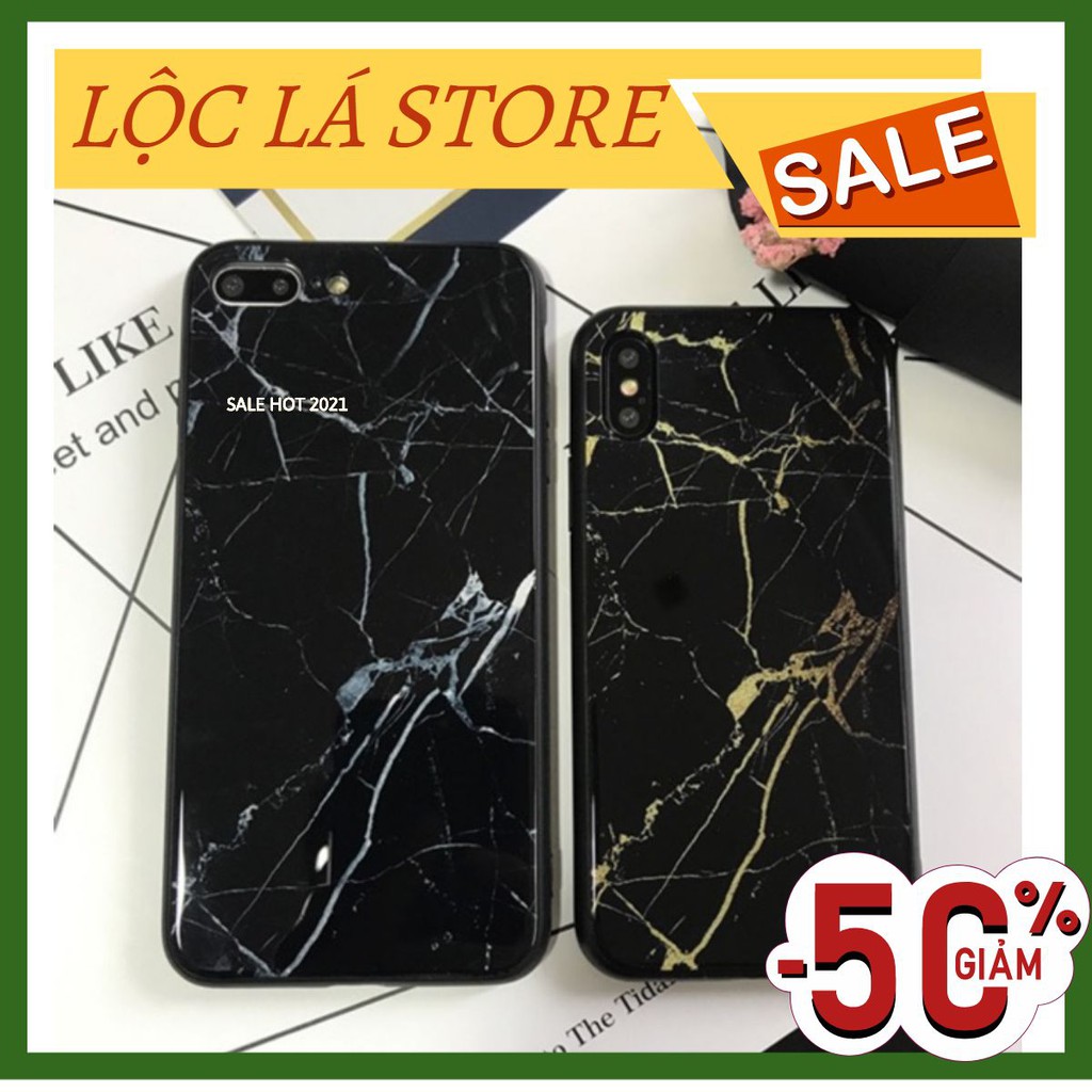Ốp Kính Vân Đá cho iPhone