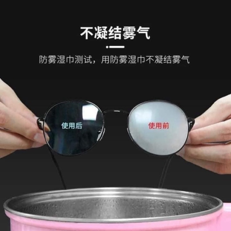 PVN43673 Miếng Khăn Giấy Lau Kính Nano Chống Mờ Sương, Vân Tay, Bụi Bám và hơi nước