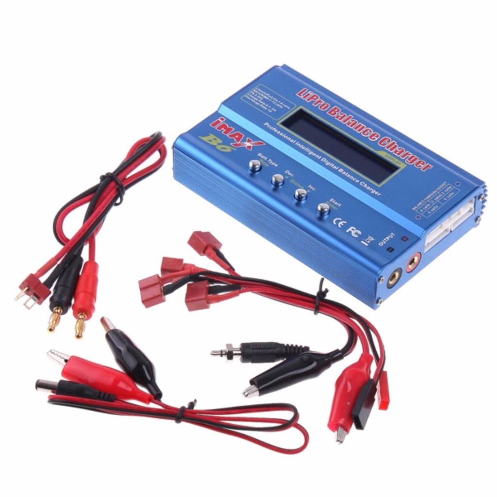Bộ Sạc, xả pin chuyên dụng Cân Bằng Pin Imax 80W 1-6s Lipo dành cho xe điều khiển từ xa RC ắc quy imax B6