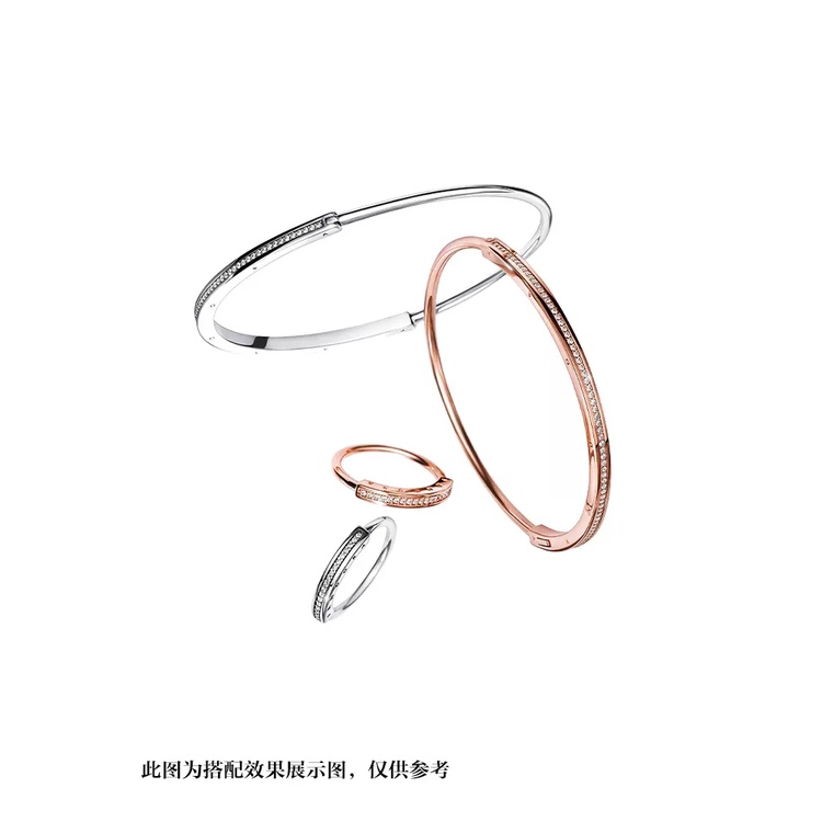 Vòng Tay Mạ Bạc 925 Khắc Chữ Ký Độc Đáo