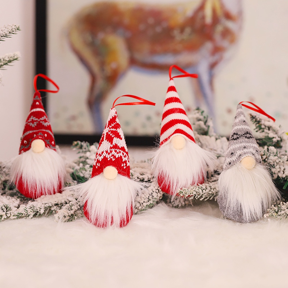 Phụ Kiện Treo Trang Trí Giáng Sinh Hình Mặt Ông Già Noel