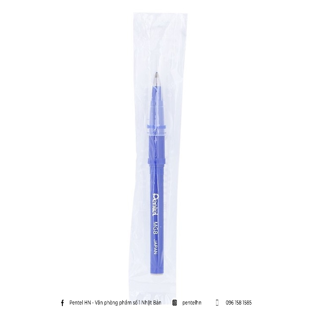 Ruột Bút MG8 Pentel Thay Thế Cho Bút Ký RS3G Và RS3S | Ngòi 0.8mm Nét To Thích Hợp Viết Chữ Hán| 2 Màu Mực (Xanh, Đen)|