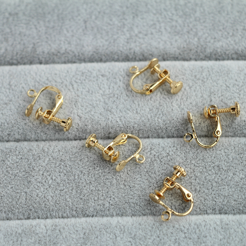 Khuyên Kẹp Tai Mạ Vàng 18K Sang Trọng