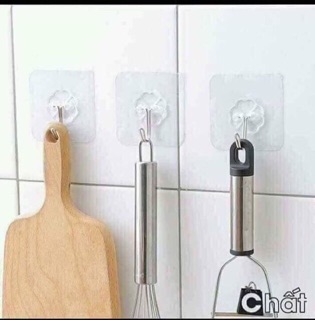 1 Móc dán trắng siêu dính