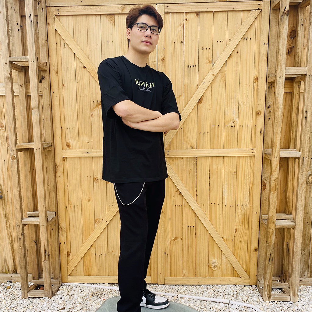 Áo Thun AMIHOUSE Hà Nội Cotton Nam Nữ Unisex - Local Brand Streetwear Oversize Form Rộng