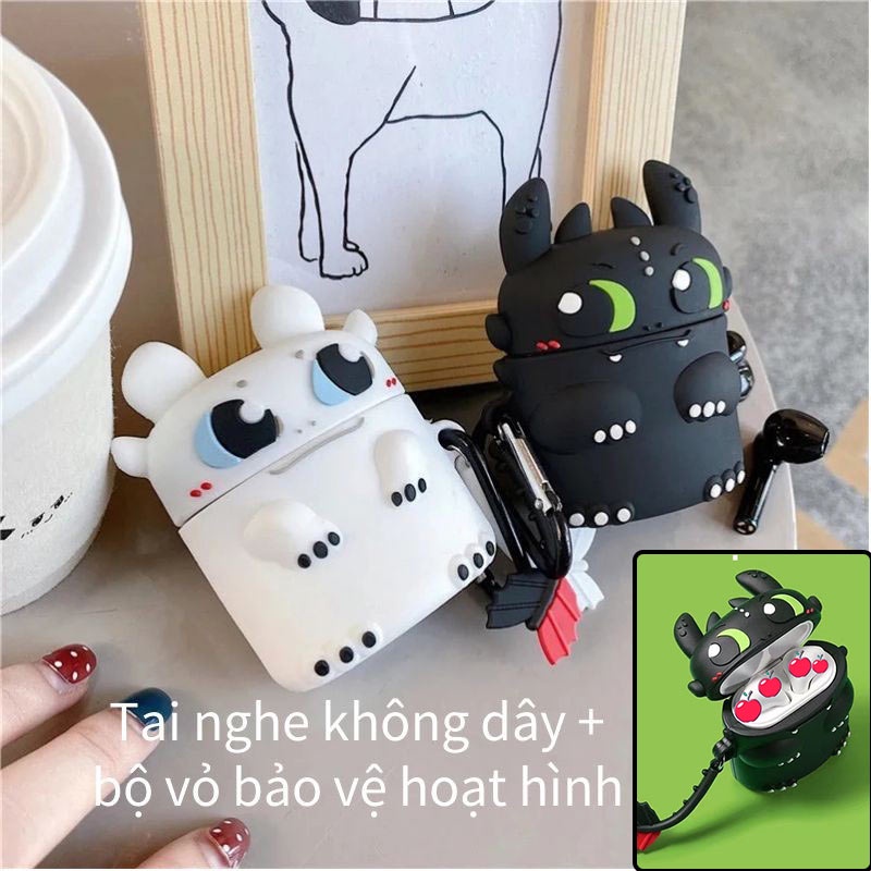 Tai nghe bluetooth không dây Inpods i12 TWS nút cảm ứng âm thanh HIFI có mic đàm thoại