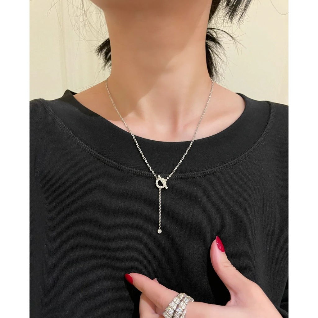 Vòng cổ Mặt Hình Mũi Heo Đính Đá Sang Trọng 72193