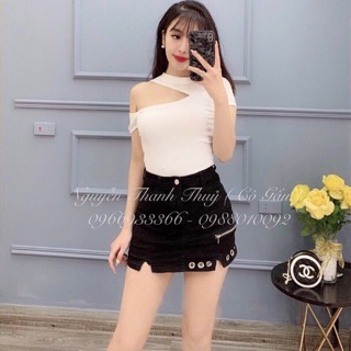 Áo khoét nách cộc tay so hot