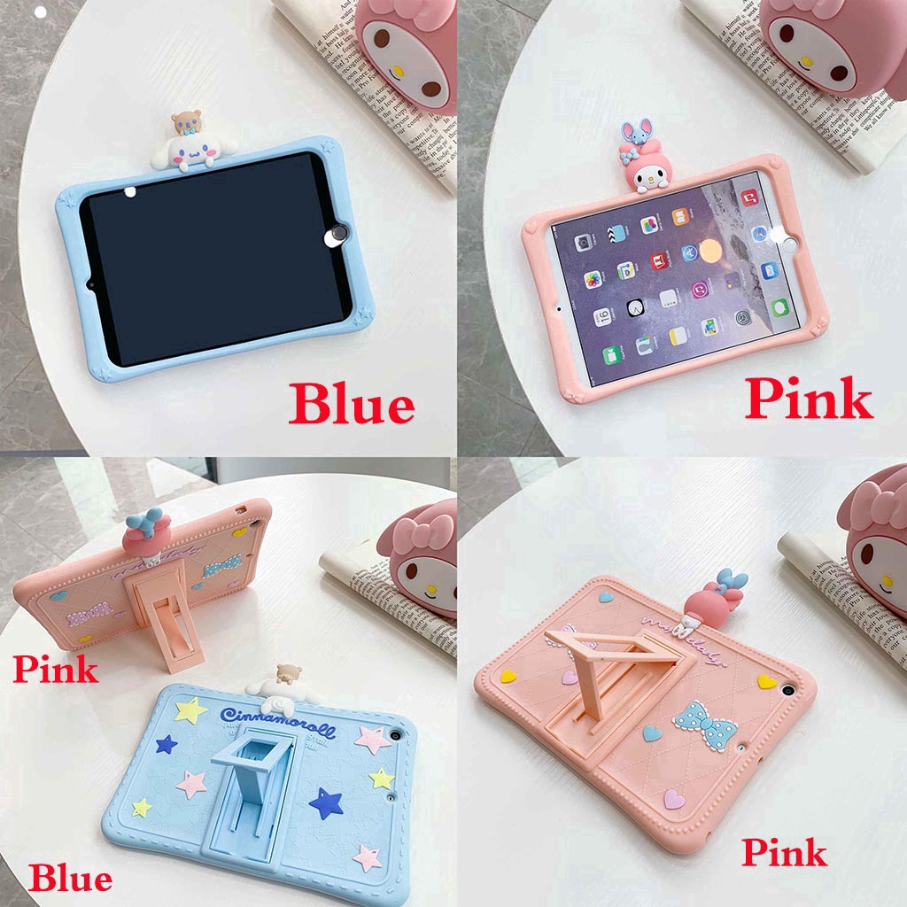 Xiaomi Tablet Case Mi Pad  MiPad4 8.0 8.0" MiPad4plus 10.1 10.1" Soft Silicone Cover with Back Bracket