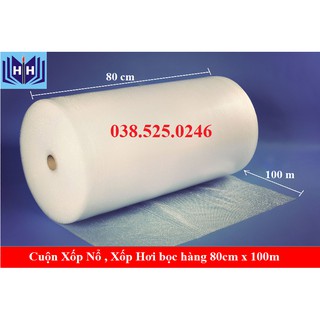 CUỘN XỐP NỔ, XỐP HƠI BỌC HÀNG [80cm x100m]