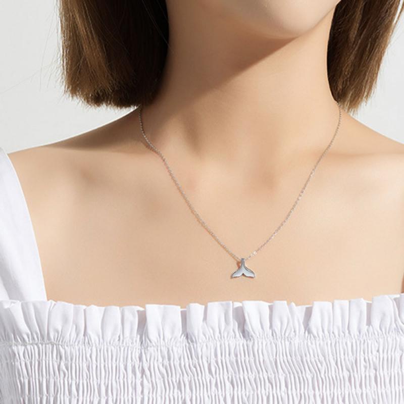 XiaoboACC Vòng Cổ Mặt Đuôi Cá - 38cm+6cm