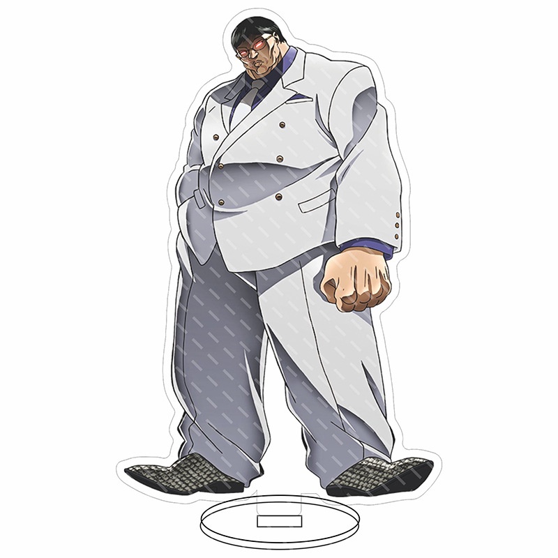 Mô Hình Nhân Vật Hanma Baki Yujiro Hoạt Hình Anime Bằng Acrylic Hai Mặt Phù Hợp Làm Quà Trang Trí Nội Thất