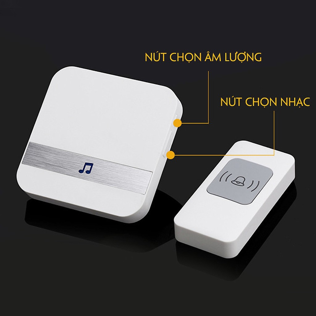 Chuông Cửa Chính Hãng 100% NNT01 Chống Nước Bạc Cao Cấp( Bảo Hành 12 Tháng)