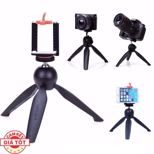 Giá đỡ tripod 3 chân cho điện thoại,máy ảnh