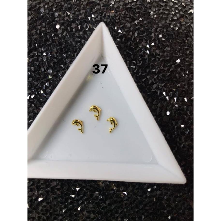 Phụ kiện Chamr đính móng số 37 ( 1 set 10 viên )