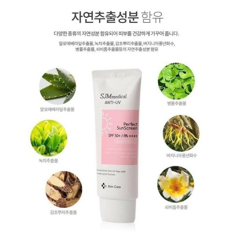 Kem chống nắng,chống nước ,nâng tone HÀN QUỐC SJM Medical Anti UV SPF 50+ 60gram ĐỦ BILL Chưa Có Đánh Giá