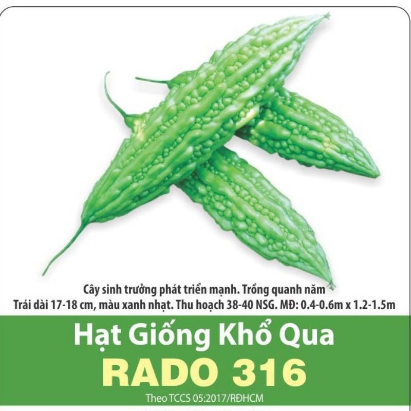 Hạt giống Khổ Qua trái dài dành cho gia đình