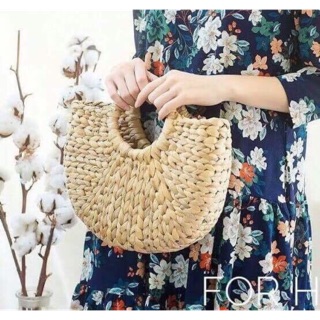 Giỏ lục bình bán nguyệt H20