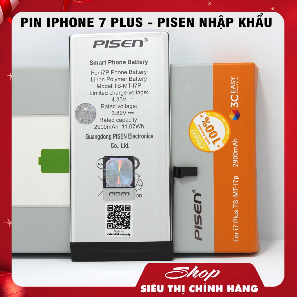 PIN PISEN IPHONE - CHÍNH HÃNG PATECH PHÂN PHỐI