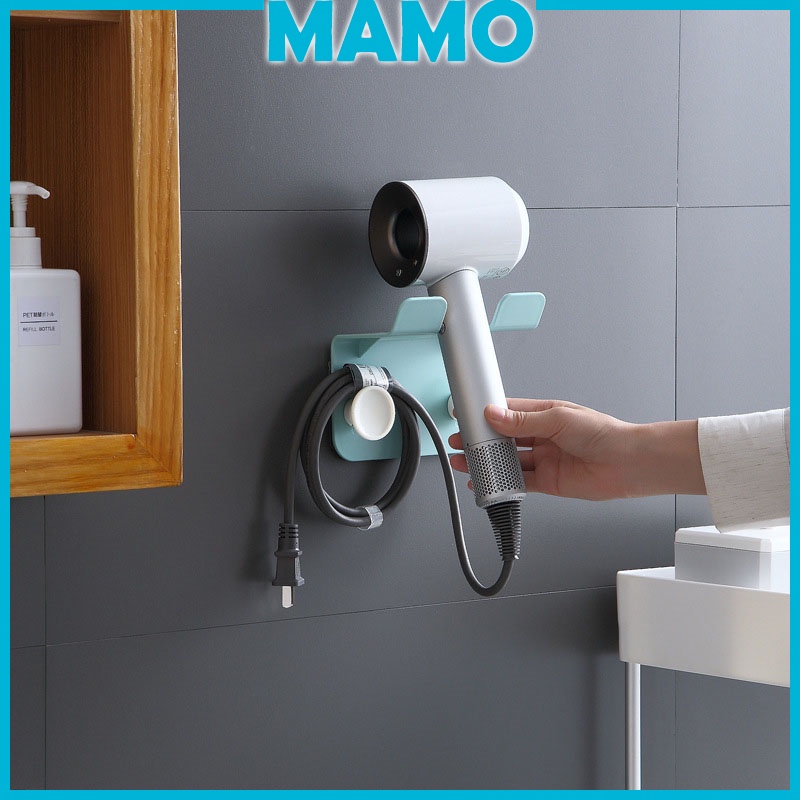 Giá Đỡ Máy Sấy Tóc Gắn Tường Nhiều Màu Độc Đáo Cho Phòng Tắm-LO72