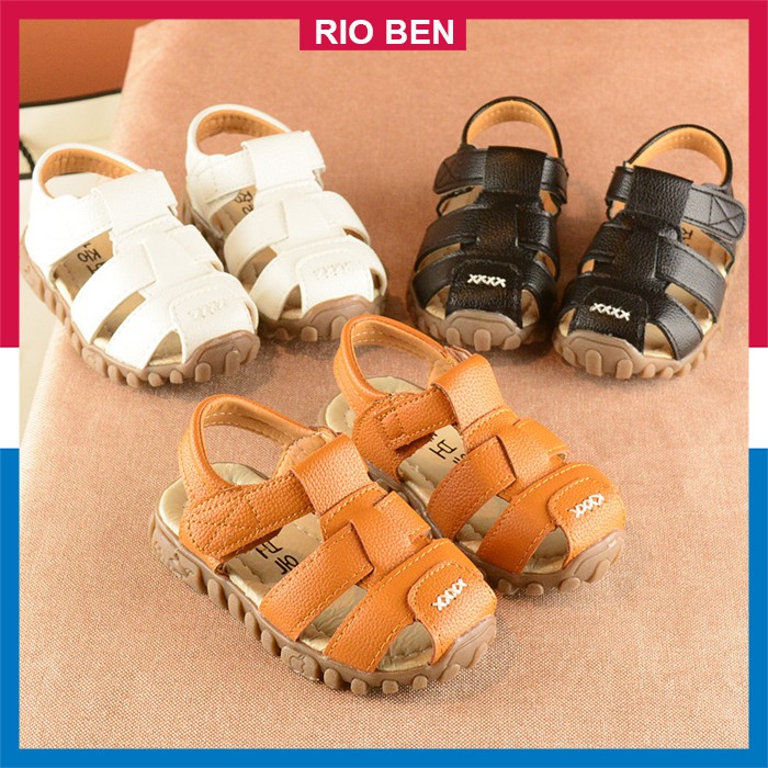 Sandal cho bé thời trang, da mềm, đế êm, chống trượt cho bé từ 1-5 tuổi RS122