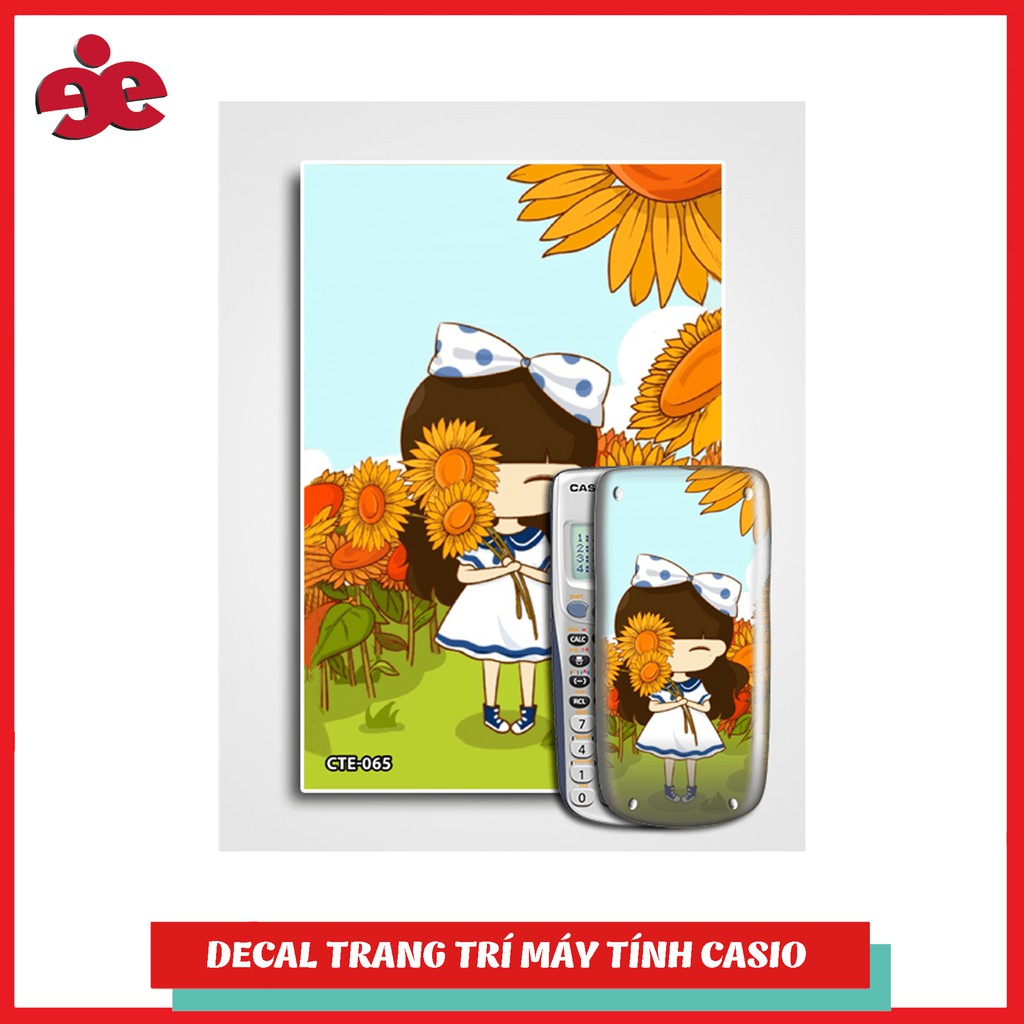 DECAL MÁY TÍNH CASIO FX 580, 570