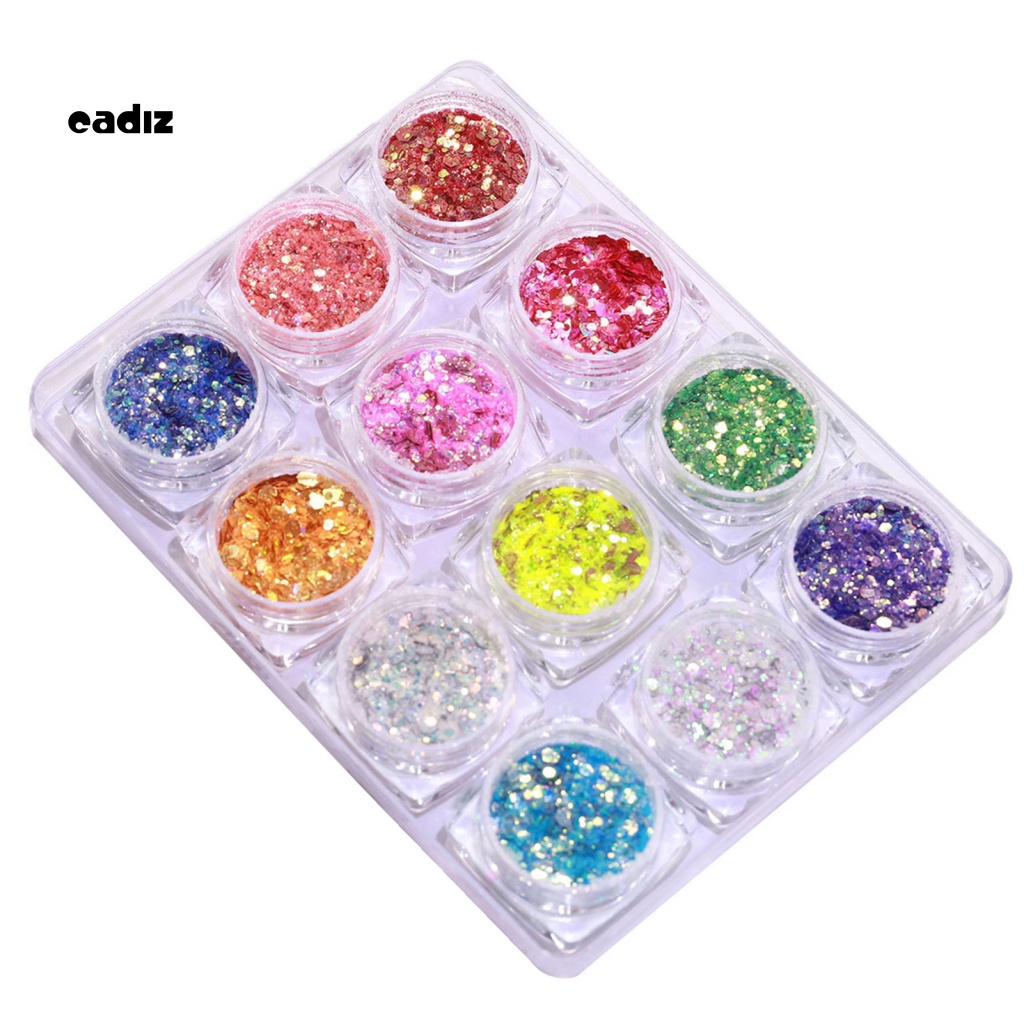 Kim Sa Hologram Độ Bóng Cao Dán Trang Trí Móng Tay Nghệ Thuật