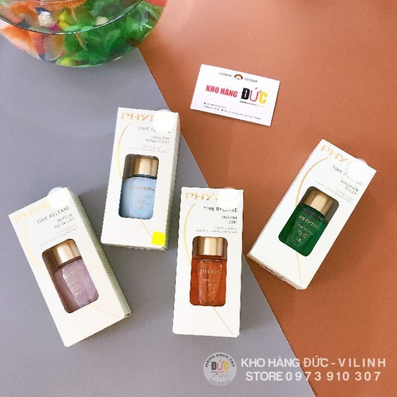 (Hàng Đức+đủ Bill) PHYRI S SERUM TIME RELEASE TINH CHẤT DƯỠNG DA CAO CẤP CỦA ĐỨC