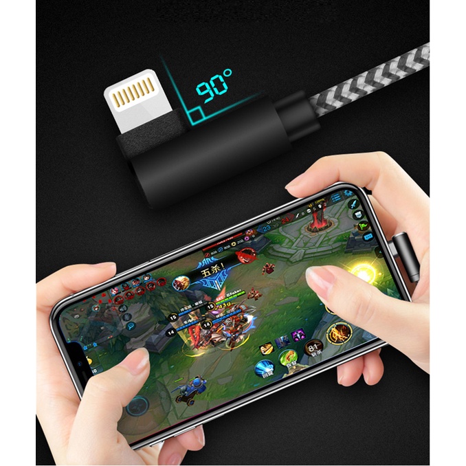 Cáp chuyển Lightning sang Tivi HD dây dù bền, chất lượng 2k