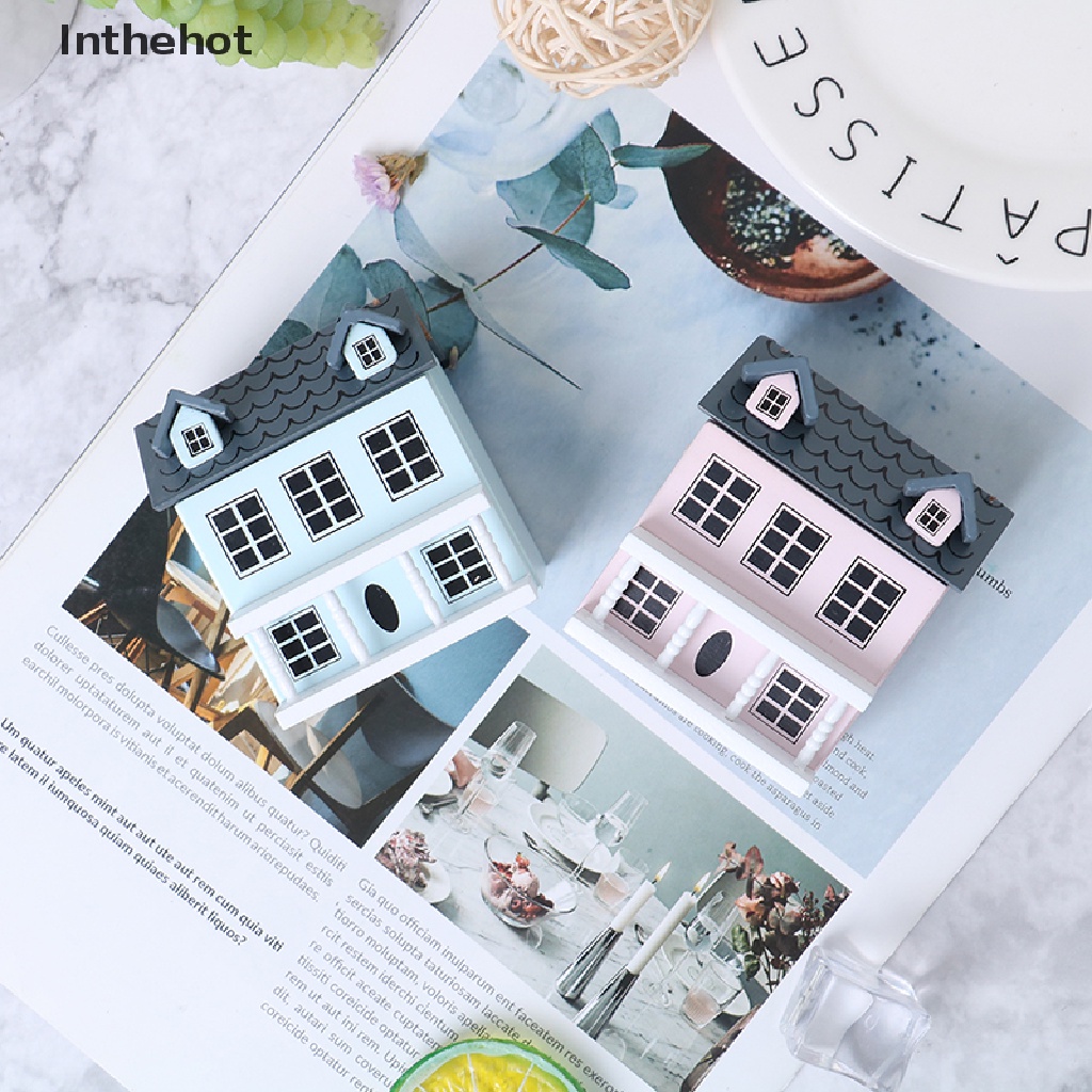 Mô Hình Ngôi Nhà Búp Bê Bằng Gỗ Dễ Thương Xinh Xắn