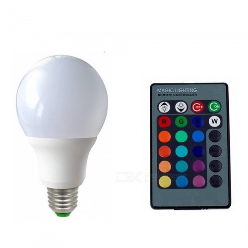 Bóng Đèn Led Đổi Màu Có Điều Khiển Từ Xa 3W, 5W, 7W, 10W