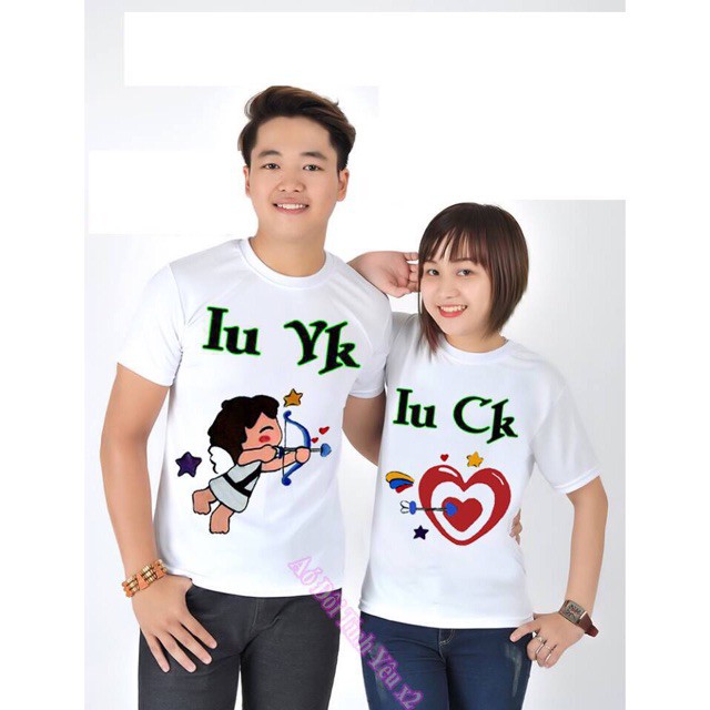 áo thun cặp iu vk iu ck