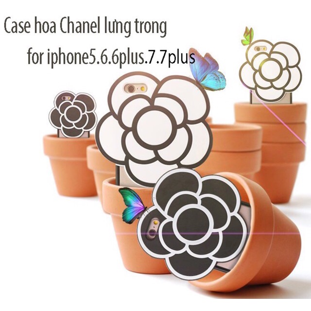 [SALE 10%] Ốp hoa Chanel lưng trong IPhone 5,6,6P,7,7P