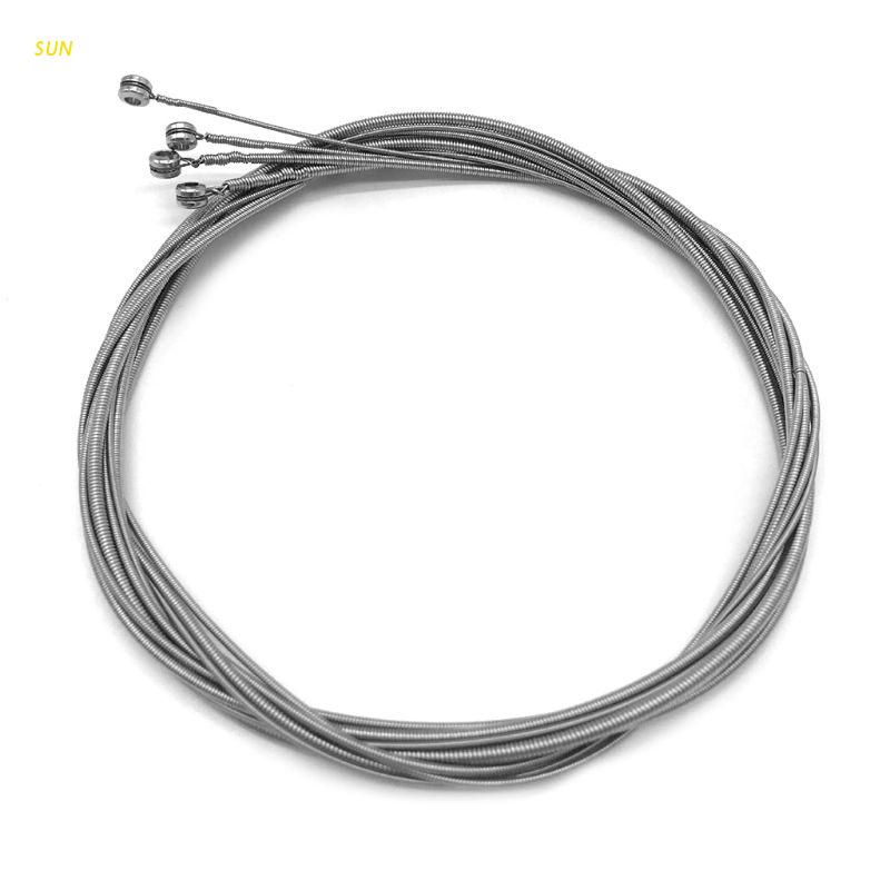 1 Bộ Dây Đàn Bass 4 Dây Bằng Thép Thay Thế Cho Đàn Guitar Điện (044-100)