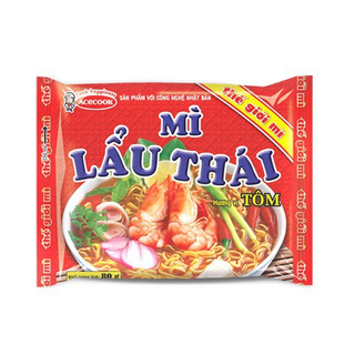 Mì Hoành thánh tôm gói 75g - lalaoshop